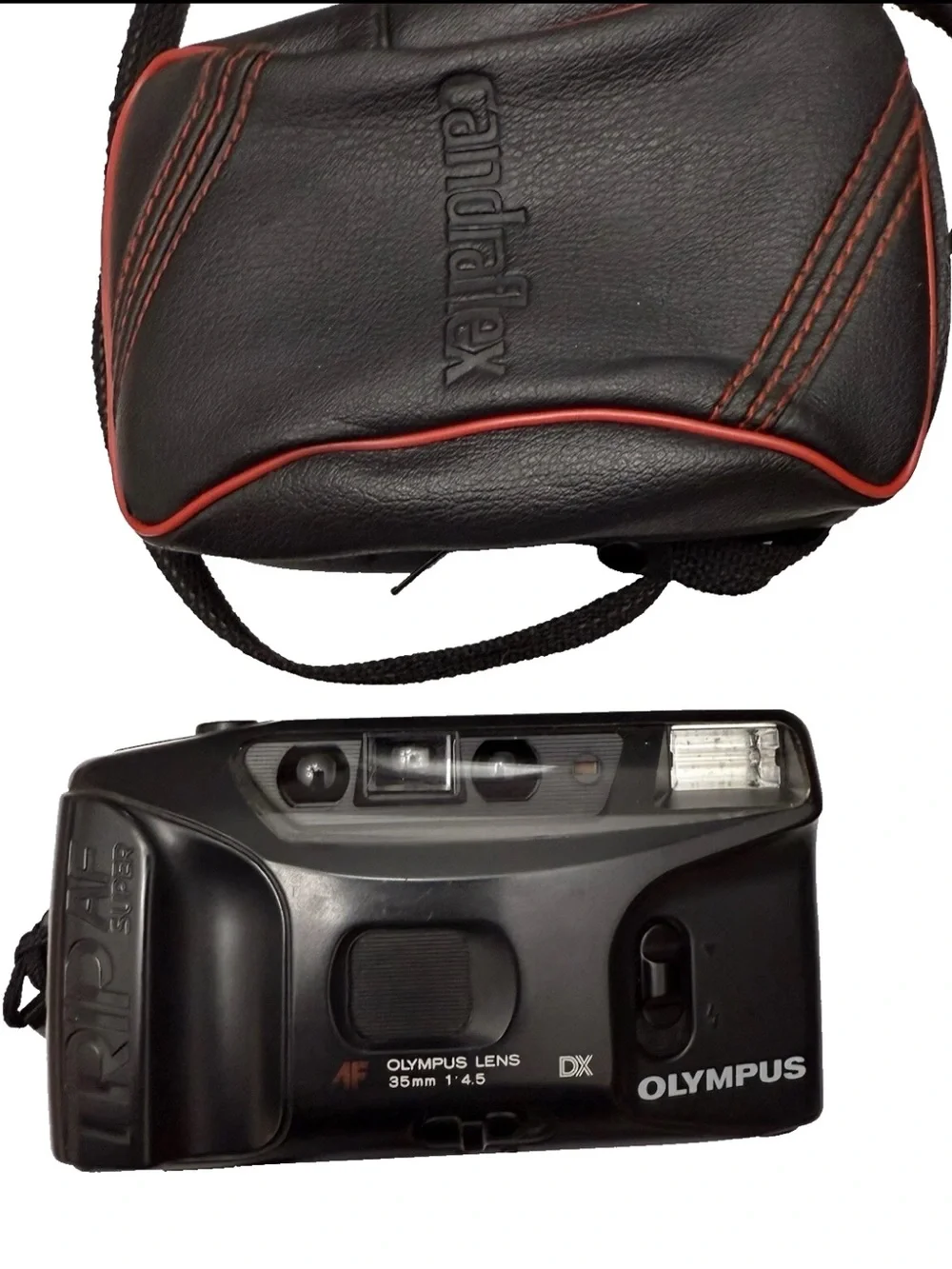 Olympus DX 4.5 Vintage Camera Black 35mm Film Point & Shoot